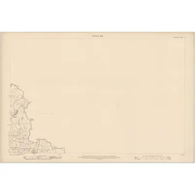 1907 Map of Monaghan - Sheet 4, 1909 Print