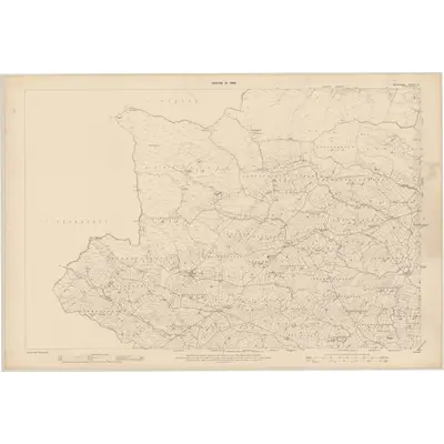 1907 Map of Monaghan - Sheet 5, 1909 Print