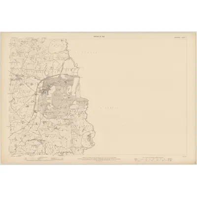 1907 Map of Monaghan - Sheet 7, 1909 Print
