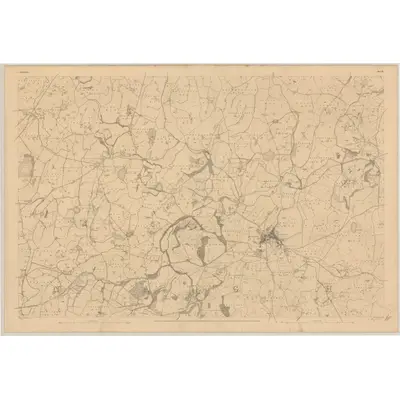 1835 Map of Monaghan - Sheet 9, 1837 Print