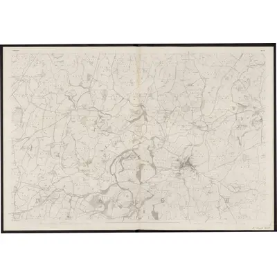 1835 Map of Monaghan - Sheet 9, 1863 Print