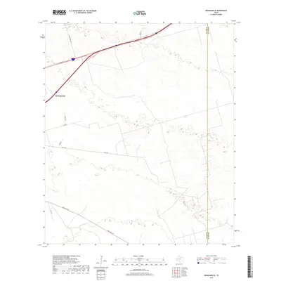 2019 Map of Monahans SE, 2019 Print
