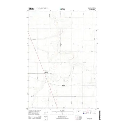 2014 Map of Monango, 2014 Print