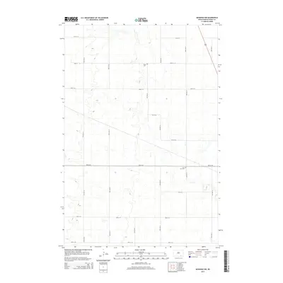 2014 Map of Monango NW, 2014 Print