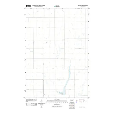 2011 Map of Monango SW, 2011 Print
