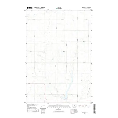 2014 Map of Monango SW, 2014 Print