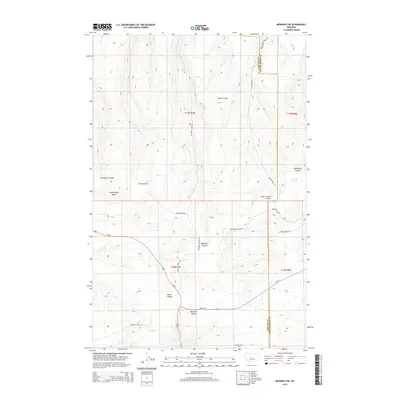 2014 Map of Monarch NE, 2014 Print
