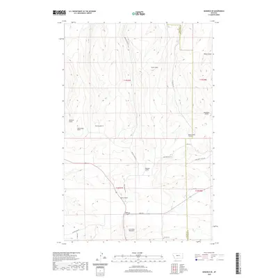 2020 Map of Monarch NE, 2020 Print