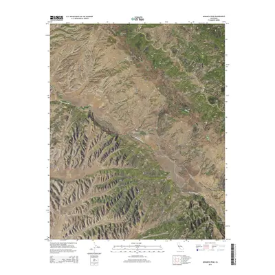 2015 Map of Monarch Peak, 2015 Print