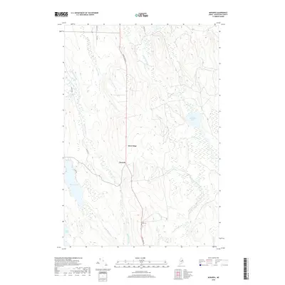 2018 Map of Monarda, 2018 Print