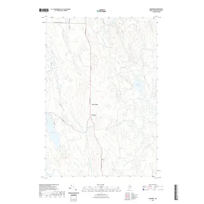 2021 Map of Monarda, 2021 Print