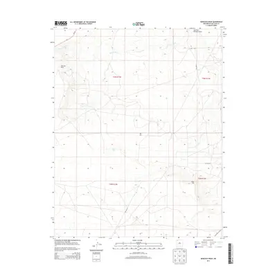 2013 Map of Moncisco Wash, 2013 Print