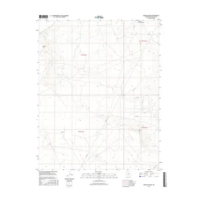 2017 Map of Moncisco Wash, 2017 Print