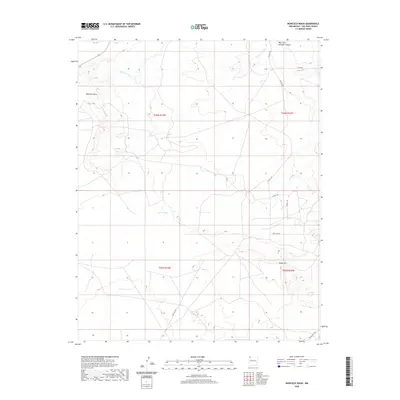 2020 Map of Moncisco Wash, 2020 Print