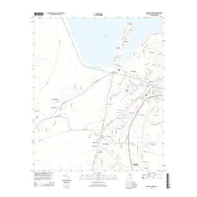 2014 Map of Moncks Corner, 2014 Print