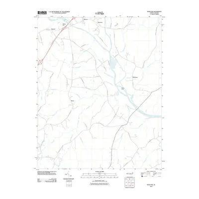 2010 Map of Moncure, 2010 Print