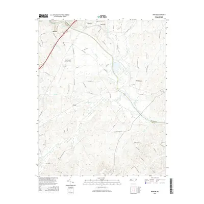 2016 Map of Moncure, 2016 Print