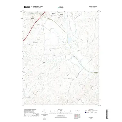 2019 Map of Moncure, 2019 Print