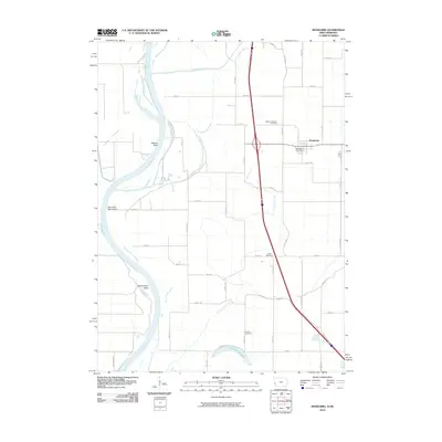 2010 Map of Mondamin, 2010 Print