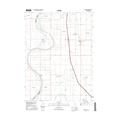 2015 Map of Mondamin, 2015 Print
