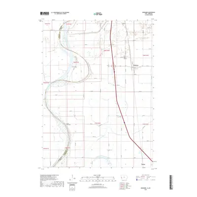 2018 Map of Mondamin, 2018 Print