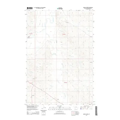 2014 Map of Monday Creek, 2014 Print