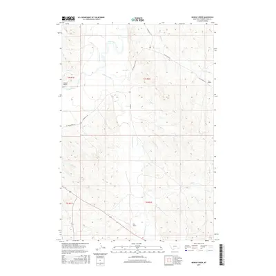 2017 Map of Monday Creek, 2017 Print