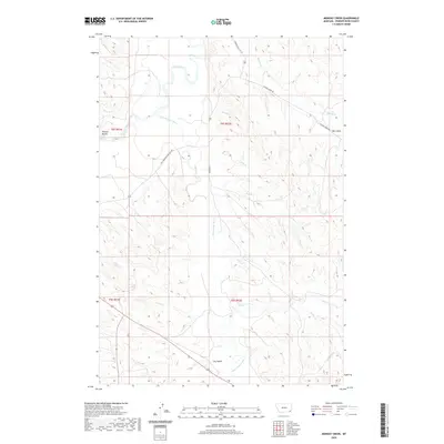 2020 Map of Monday Creek, 2020 Print