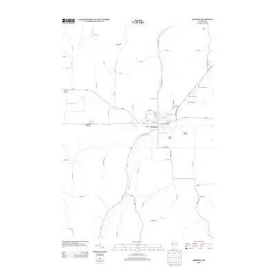 2013 Map of Mondovi, 2013 Print