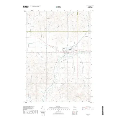 2018 Map of Mondovi, 2018 Print