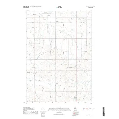 2018 Map of Mondovi NE, 2018 Print