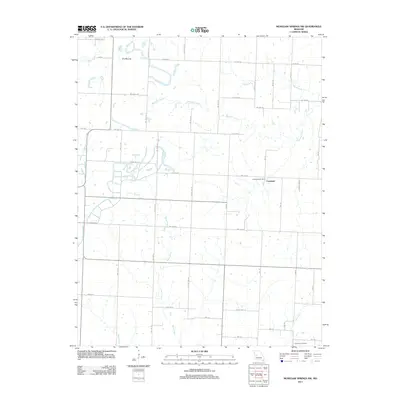 2011 Map of Monegaw Springs NW, 2011 Print