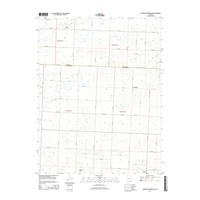 2014 Map of Monegaw Springs NW, 2014 Print