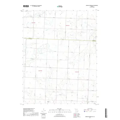 2017 Map of Monegaw Springs NW, 2017 Print