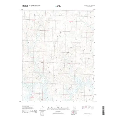 2017 Map of Monegaw Springs, 2017 Print