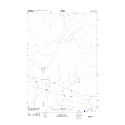 2012 Map of Moneta, 2012 Print
