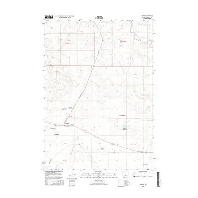 2015 Map of Moneta, 2015 Print