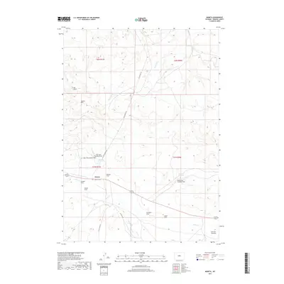 2017 Map of Moneta, 2017 Print