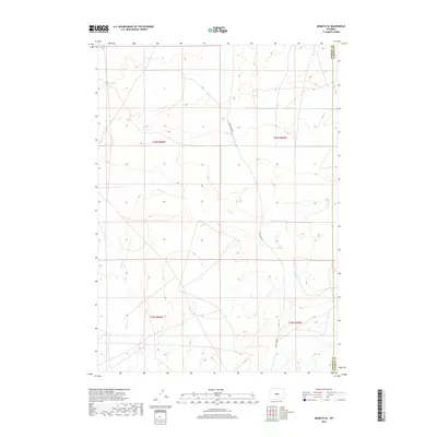 2017 Map of Moneta SE, 2017 Print