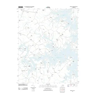 2012 Map of Moneta SW, 2012 Print
