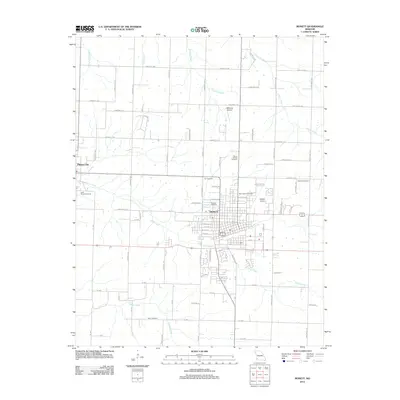 2012 Map of Monett, 2012 Print