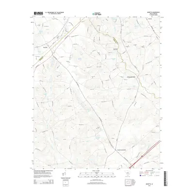 2014 Map of Monetta, 2014 Print