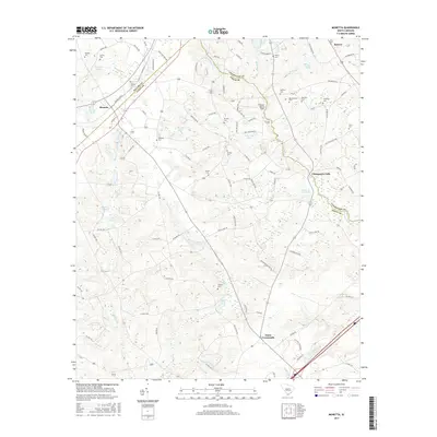 2017 Map of Monetta, 2017 Print