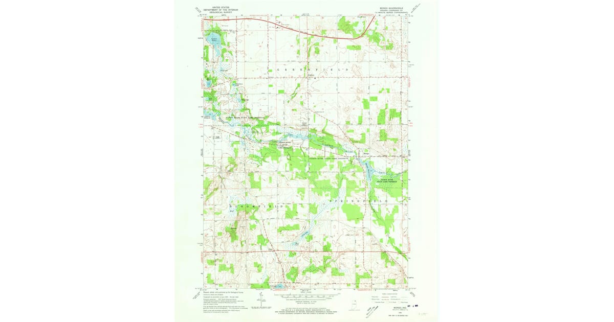 1960 Map of Mongo, Plato, IN — High-Res | Pastmaps