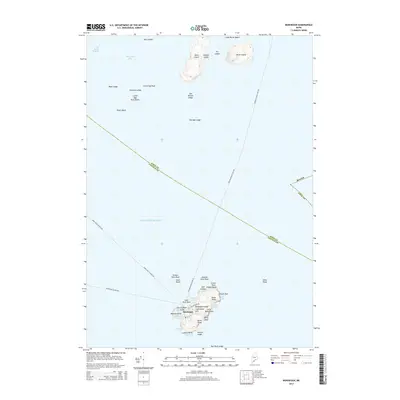 2014 Map of Monhegan, 2014 Print