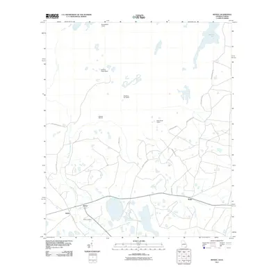 2011 Map of Moniac, 2011 Print