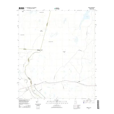 2014 Map of Moniac, 2014 Print