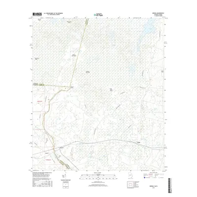 2017 Map of Moniac, 2017 Print