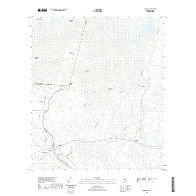 2020 Map of Moniac, 2020 Print