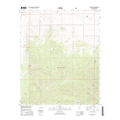 2017 Map of Monica Saddle, 2017 Print
